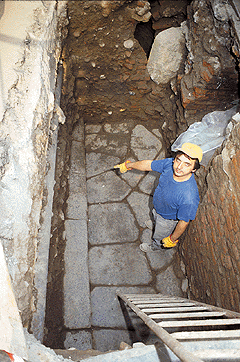 Via Porta Palatina - scavi del 1995