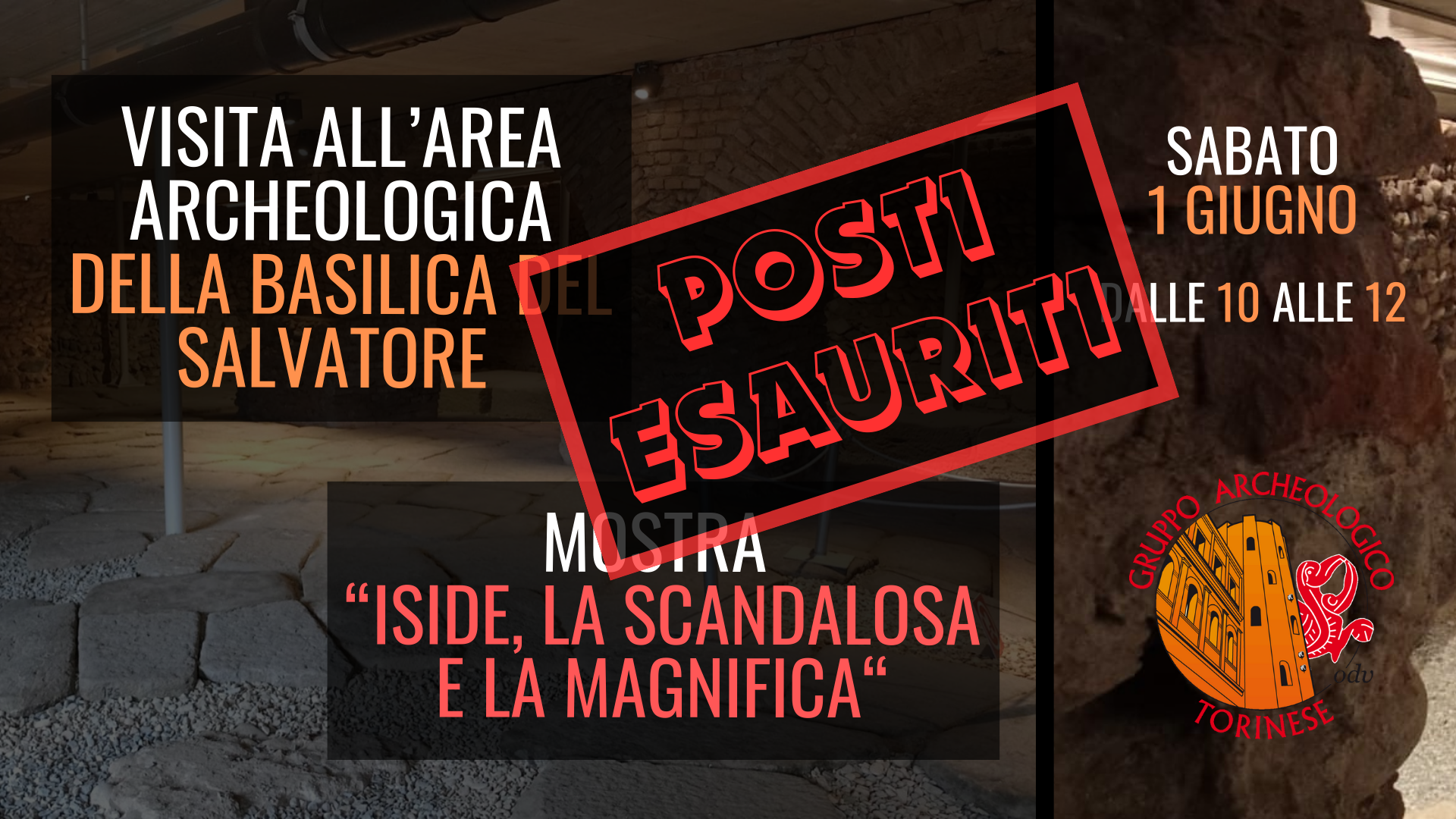 Scopri di più sull'articolo Visita all’Area archeologica della basilica del Salvatore + Mostra: “Iside, la scandalosa e la magnifica”